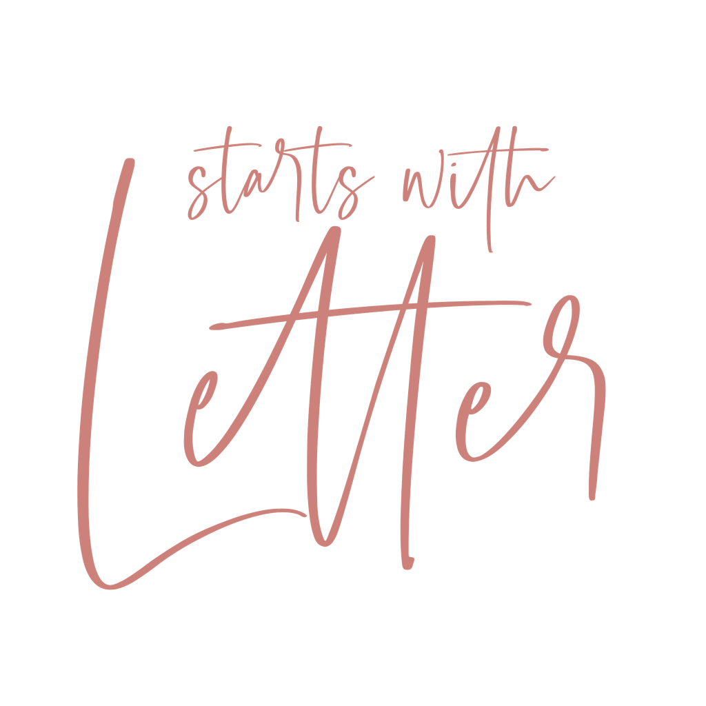 Starts With Letter Weddings And Beyond