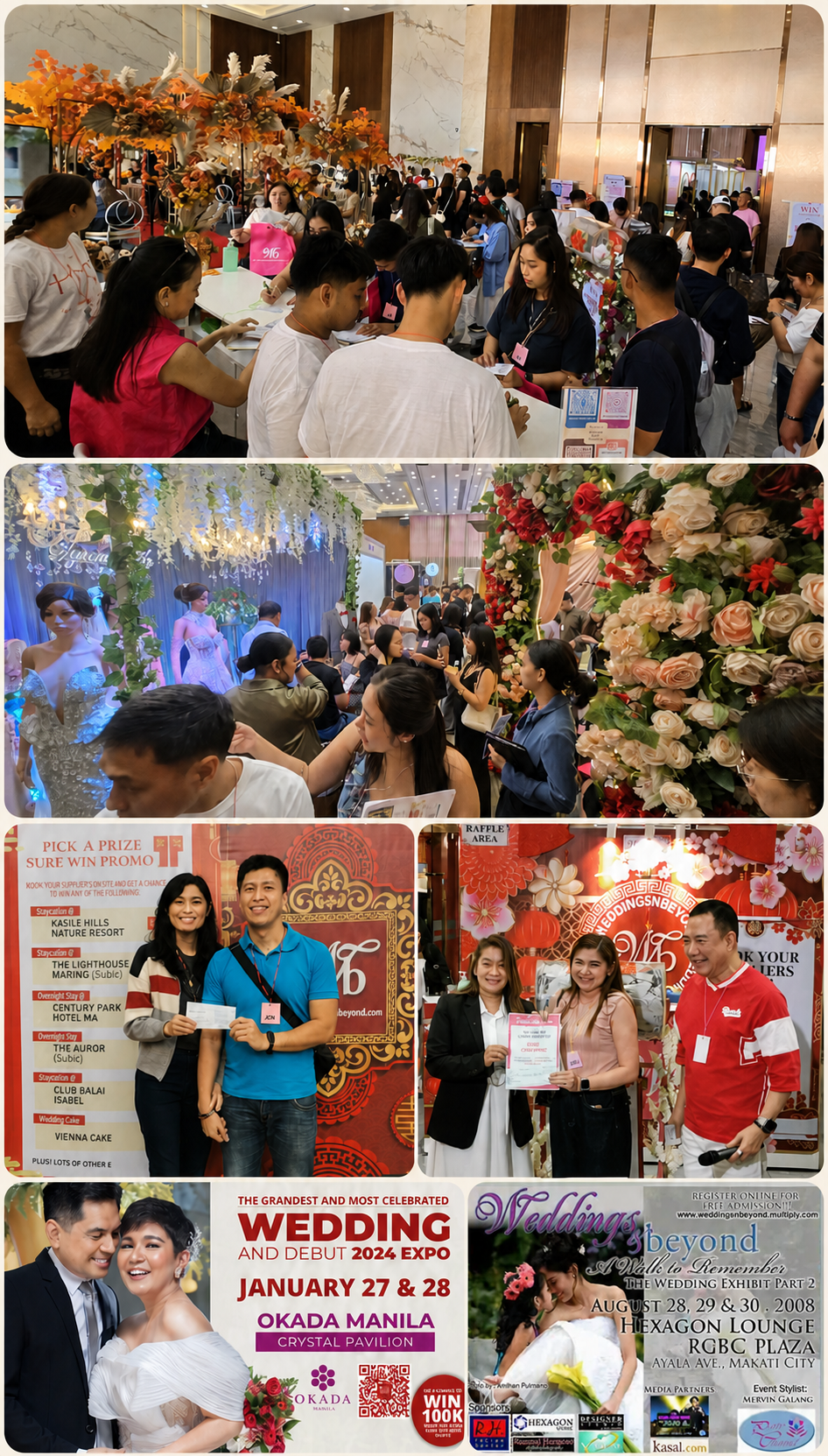 Guests exploring a Weddings and Beyond expo